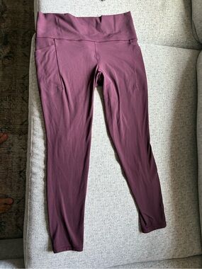 Athleta High-Waist Plum Performance Leggings